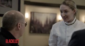 Jillian Gottlieb and James Spader on The Blacklist