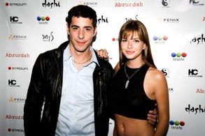 Esteban Lamothe and China Suárez at an event for Abzurdah (2015)