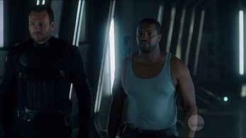 Jeff Teravainen and Roger Cross Dark Matter Ep13 season 1