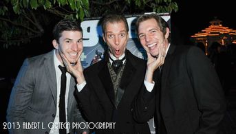 Guest, Doug Jones, and Kelly Misek, Jr. at 2013 Saturn Awards