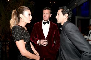 Adrien Brody, Elizabeth Chambers, and Armie Hammer at an event for The Oscars (2018)