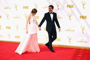 Andy Samberg and Joanna Newsom at an event for The 67th Primetime Emmy Awards (2015)