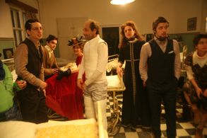 Gabriel Spahiu, Ilinca Harnut, Bogdan Cotlet, Ivana Mladenovic, and Lucian Teodor Rus in Scarred Hearts (2016)