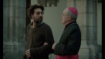 Juan Calot and Álvaro Ogalla in The Apostate (2015)