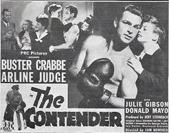 Buster Crabbe, Julie Gibson, Arline Judge, and Donald Mayo in The Contender (1944)