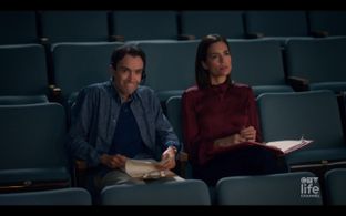 Torrey DeVitto and Jonathan Neil Alexander in Twas The Night Before Christmas