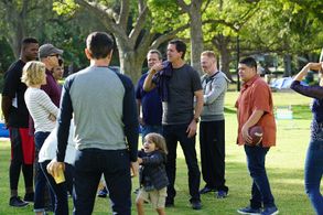 Julie Bowen, Jesse Tyler Ferguson, Steven Levitan, Ed O'Neill, Eric Stonestreet, Nolan Gould, Rico Rodriguez, Winston Du