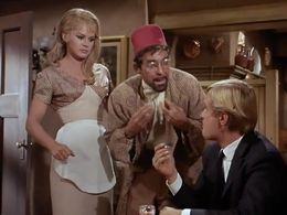 Danielle De Metz and David McCallum in The Man from U.N.C.L.E. (1964)