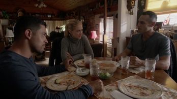 Johnny Rey Diaz with Wilmer Valderrama and Emily Wickersham on NCIS