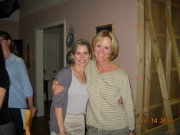 Kiki and the incredible director-Joanna Kerns-on Army Wives set!