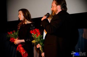 Virginia Reece, Richard Dutcher at Falling Premiere