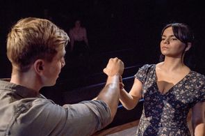 Zoe Terakes and Lincoln Younes in A View From The Bridge