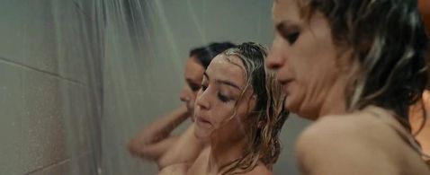 Garance Marillier and Agathe Rousselle in Titane (2021)