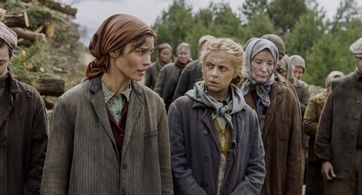 Bel Powley and Lisa Loven Kongsli in Ashes in the Snow (2018)