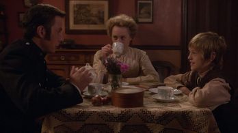 Tamara Hope, Jonny Harris, and Percy Hynes White in Murdoch Mysteries (2008)