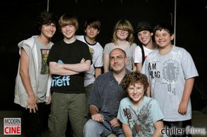 With the cast of Brian Keene's The Ghoul