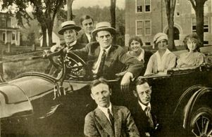 Fannie Bourke, Mike Donlin, Rita Ross Donlin, George Henry, Albert S. Le Vino, Charles Mather, Claire Mersereau, and Hug
