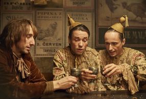 Jaroslav Plesl, Jakub Zácek, and Václav Neuzil in The Watchmaker's Apprentice (2019)