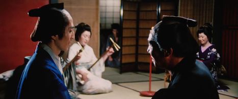 Yoshihiko Aoyama and Asao Koike in Zatoichi in Desperation (1972)