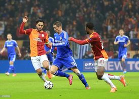 Galatasaray S.K., Fernando Torres, Chelsea F.C., Aurelien Chedjou, and Selcuk Inan in 2013-2014 UEFA Champions League (2