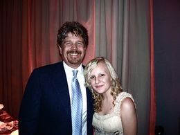 John Wells and Chloe Greenfield - ER Finale Party