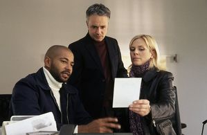 René Hofschneider, Melanie Marschke, and Tyron Ricketts in Leipzig Homicide (2001)