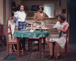 Nhadya Salomon as Beneatha Younger in A Raisin in the Sun