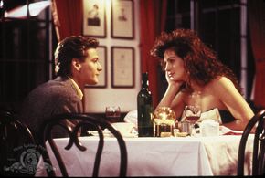 Julia Roberts and Adam Storke in Mystic Pizza (1988)