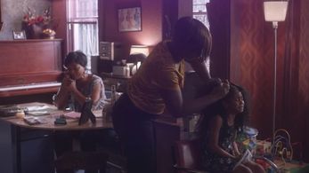 On set of the season 2 premier of 