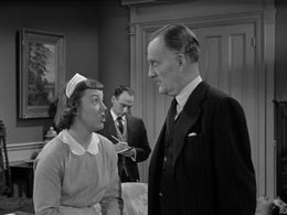 John Williams, Charles Davis, and Patricia Hitchcock in Alfred Hitchcock Presents (1955)