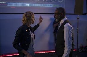 Wil Johnson and Cyrielle Debreuil in This Is Axiom (2017)