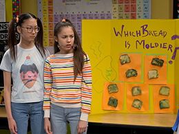Madison Hu and Olivia Rodrigo in Bizaardvark (2016)