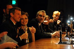 Spike Jonze, Alfonso Cuarón, and Natalie Farrey