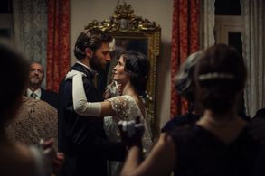 Maximos Moumouris and Penelope Tsilika in Little England (2013)