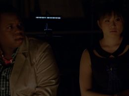 Jenna Ushkowitz and Alex Newell in Glee (2009)