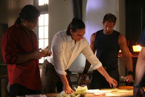 Fernando Colunga, Gabriel Soto, and Miguel Varoni in Ladrón que roba a ladrón (2007)