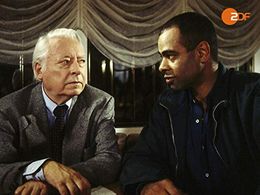 Hans Caninenberg and Charles M. Huber in The Old Fox (1977)