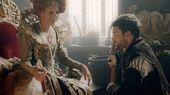 Michelle Keegan and Jack Whitehall in Drunk History: UK (2015)