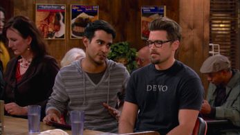 Nick Zano and Giancarlo Carmona in 2 Broke Girls (2011)