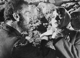 Fatma Girik and Reha Yurdakul in The Poor Children (1966)