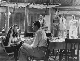 Gene Tierney, George Sanders, Bruce Cabot, Joseph Calleia, Carl Esmond, and Reginald Gardiner in Sundown (1941)