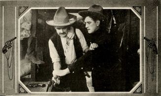 Pat Hartigan and Marshall Neilan in The Sheriff of Stone Gulch (1913)