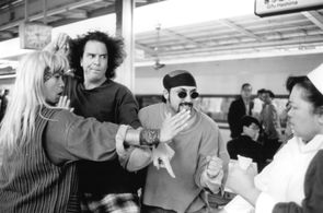 Kellye Nakahara, Dustin Nguyen, Jason Schombing, and Angelo Tiffe in 3 Ninjas Kick Back (1994)