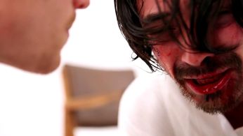 Chris Foy and Adam Saunders in The Confession (2016)