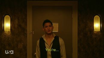 Chen (Eugene Shaw) in Mr Robot S4E3 'Forbidden'