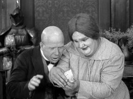 Oliver Hardy and Edward O'Connor in The Lottery Man (1916)