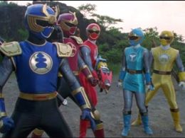 Pua Magasiva, Sally Martin, Glenn McMillan, Jorge Vargas, and Adam Tuominen in Power Rangers Ninja Storm (2003)