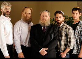 Tom Avni, Yehoram Gaon, Tzahi Grad, Danny Geva, and Tom Hagi in Light and Truth (2011)