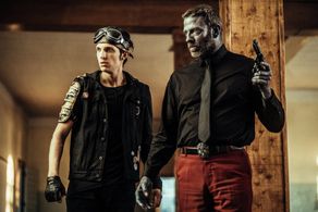 Keith Allan and Nat Zang in Z Nation (2014)