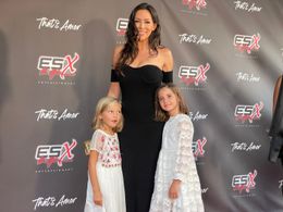 Arlene Tur and Quinn Minichino Eakins - That's Amor premiere at Warner Brothers